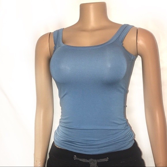 Dry Goods Tank Top Light Blue crew neck Essential size XS - Picture 1 of 8